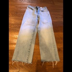 & Denim original straight fit high waist jeans